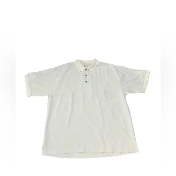 Tommy Bahama Silk Collard Shirt in Yellow size XLarge - Picture 3 of 6